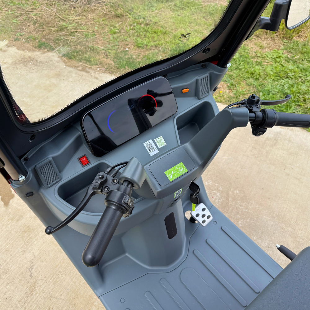 Volta VM5 Neo Kırmızı Elektrikli Motosiklet - Görsel 8